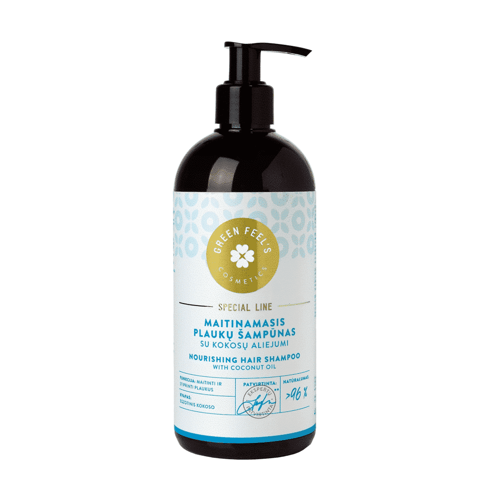 Nourishing Hair Shampoo with Natural Coconut Oil Strength Damage Remedy 400 ml