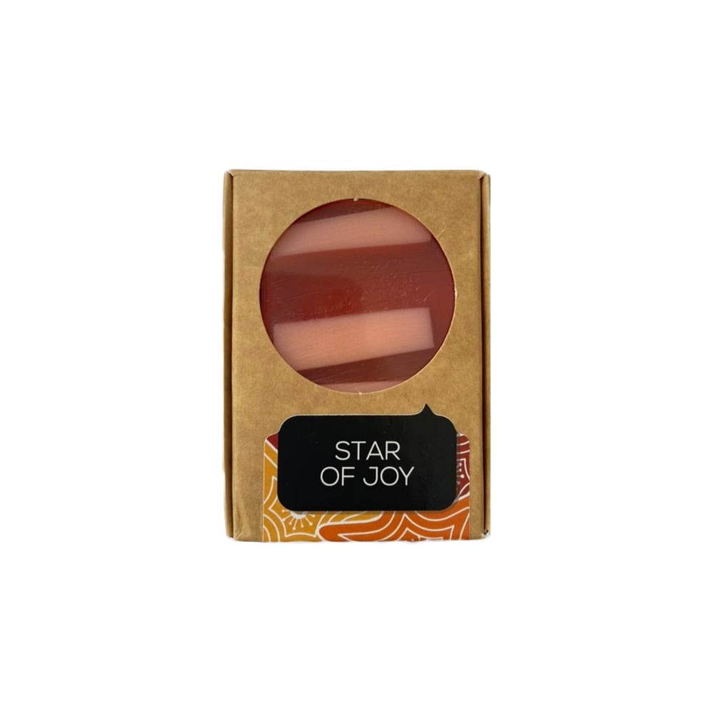 Star Of JOY - Natural, Handmade Aromatherapy Cold Soap Bar, Luxury Perfumed Soap Made with Pure Essential Oils, Vegan, For Face & Body – 100 gr
