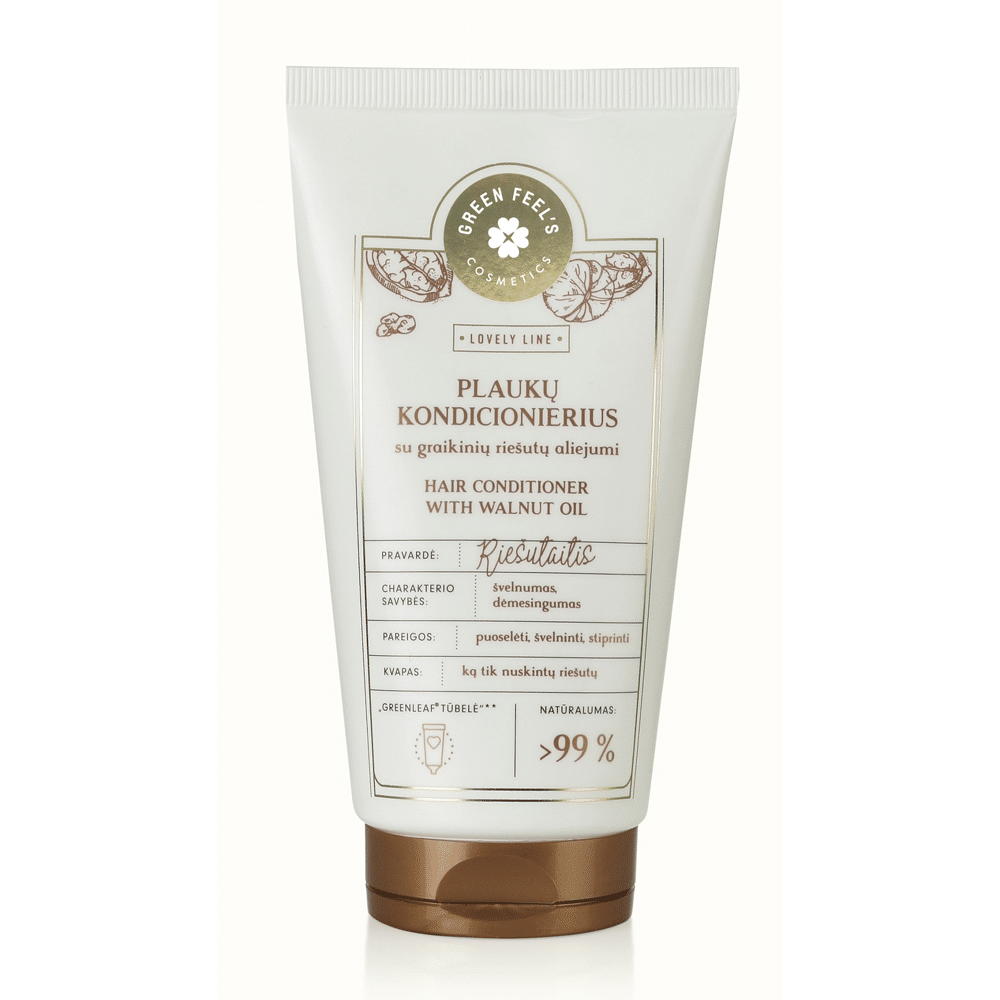 HAIR CONDITIONER WITH NATURAL EXTRACT AND WALNUT OIL – 150 ml