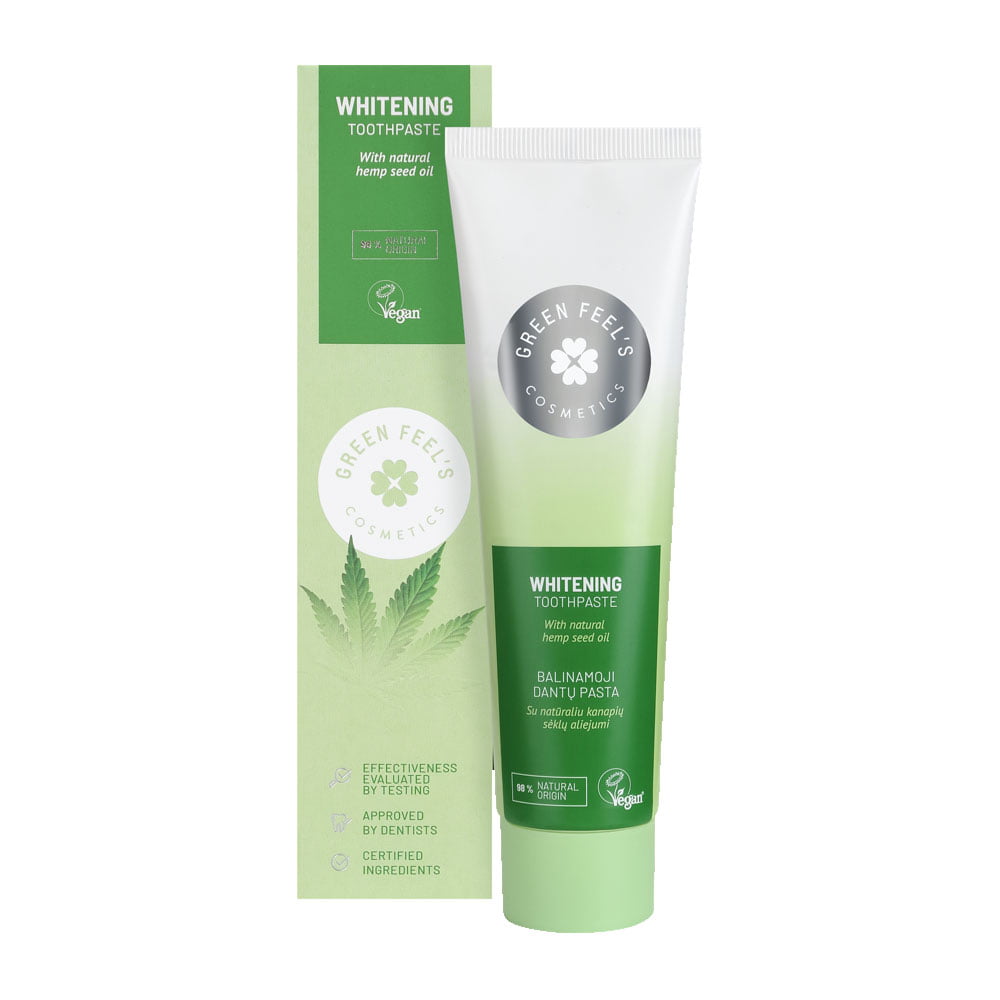 Whitening Toothpaste with Natural Hemp Seed Oil 100 ml